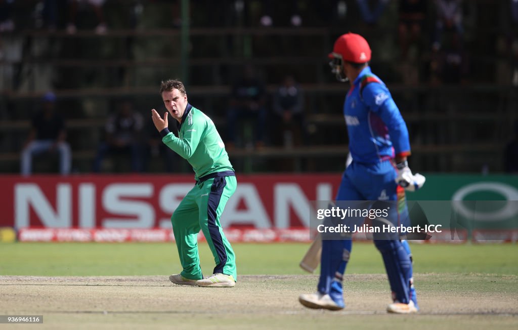 Ireland v Afghanistan - ICC Cricket World Cup Qualifier