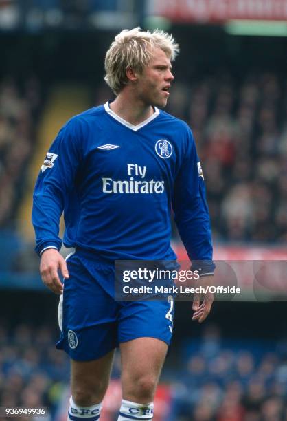 February 2004 London, Premier League - Chelsea v Arsenal - Eidur Gudjohnsen of Chelsea