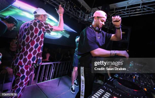 Marc Kinchen performs during the MK Area 10 Party hosted by 93.5FM Revolution Radio Miami at the National Hotel on South Beach as part of Miami Music...