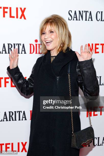 Markie Post attends Netflix's 'Santa Clarita Diet' Season 2 Premiere at The Dome at Arclight Hollywood on March 22, 2018 in Hollywood, California.