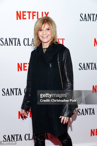 Markie Post attends Netflix's 'Santa Clarita Diet' Season 2 Premiere at The Dome at Arclight Hollywood on March 22, 2018 in Hollywood, California.