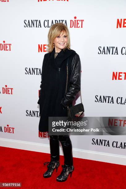 Markie Post attends Netflix's 'Santa Clarita Diet' Season 2 Premiere at The Dome at Arclight Hollywood on March 22, 2018 in Hollywood, California.