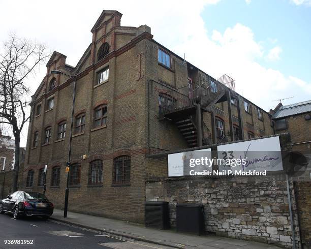 General view of Barnard & Westwood Fine Printers and Bookbinders, who are reported to be printing the invitiations for Harry and Meghan's upcoming...