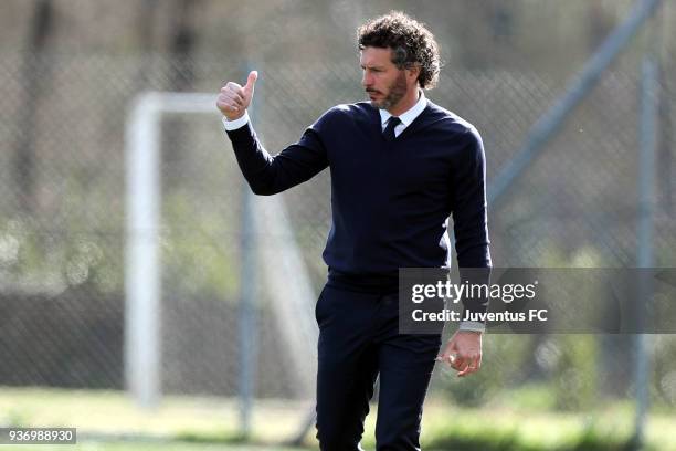 Alessando Dal Canto head coach of Juventus gestures during the Viareggio Cup, quarter final match between Juventus U19 and Rijeka U19 at Stadio...