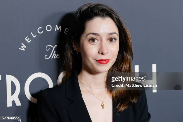 Cristin Milioti attends the Metrograph 2nd Anniversary Party at Metrograph on March 22, 2018 in New York City.