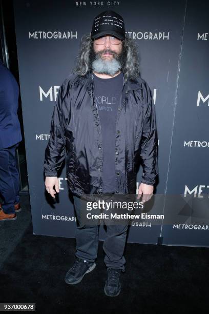 Judah Friedlander attends the Metrograph 2nd Anniversary Party at Metrograph on March 22, 2018 in New York City.