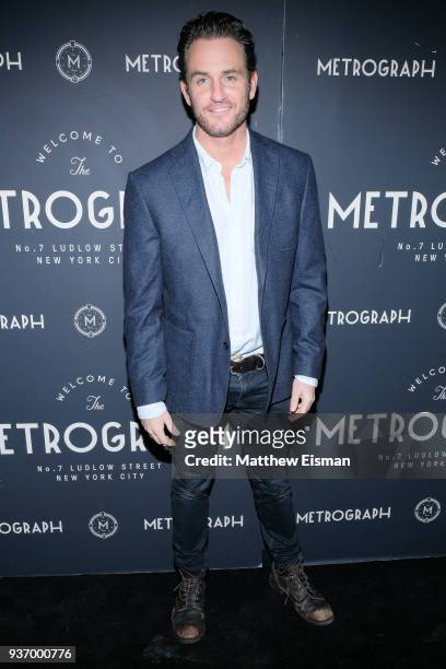 Kevin Kane attends the Metrograph 2nd Anniversary Party at Metrograph on March 22, 2018 in New York City.