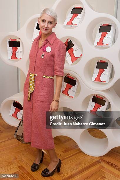 Carla Royo Villanova attends to the launch of Devota and Lomba designers album 'Catwalk' on December 3, 2009 in Madrid, Spain.