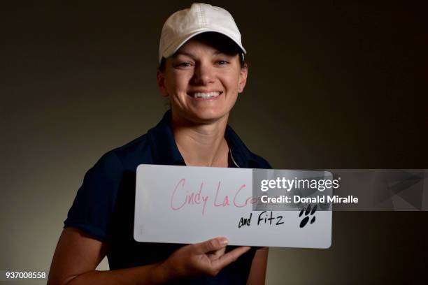 Cindy LaCrosse poses for a portrait during the LPGA KIA CLASSIC at the Park Hyatt Aviara on March 21, 2018 in Carlsbad, California.