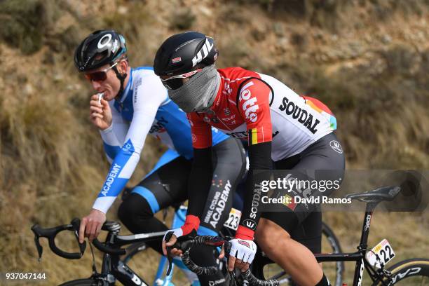 Thomas De Gendt of Belgium and Team Lotto Soudal / during the Volta Ciclista a Catalunya 2018, Stage 5 a 212,9km stage from Llivia to Vielha Val...