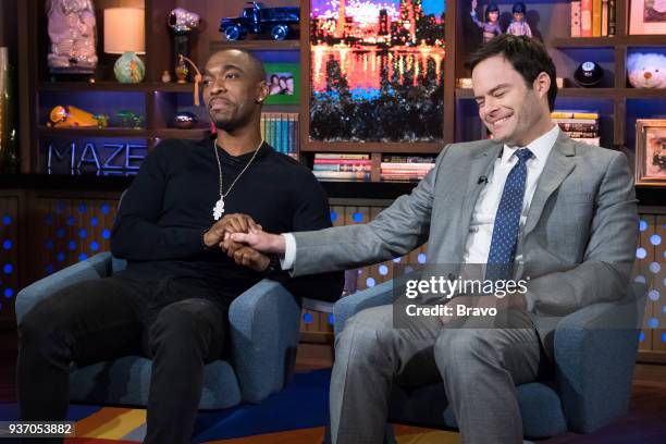 Pictured : Jay Pharoah and Bill Hader --