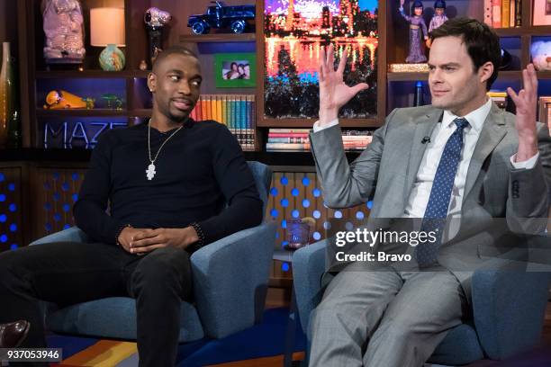 Pictured : Jay Pharoah and Bill Hader --