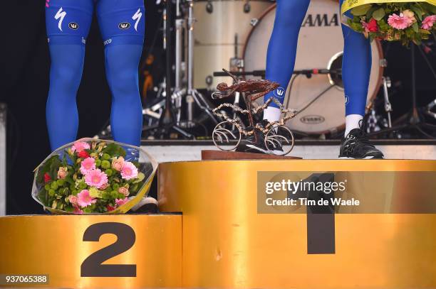 Podium / Illustration / Philippe Gilbert of Belgium and Team Quick-Step Floors / Niki Terpstra of The Netherlands and Team Quick-Step Floors /...