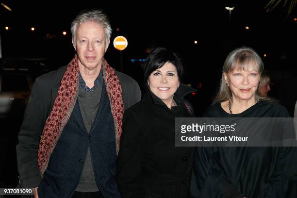 Philippe Le Guay, Liane Foly and Marina Vlady attend the "8th Festival2Valenciennes" on March 21, 2018 in Valenciennes, France.
