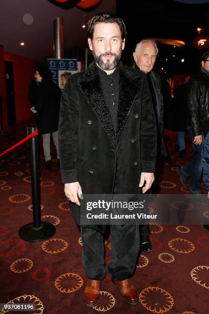 Actor Sagamore Stevenin attends "8th Festival2Valenciennes" on March 21, 2018 in Valenciennes, France.