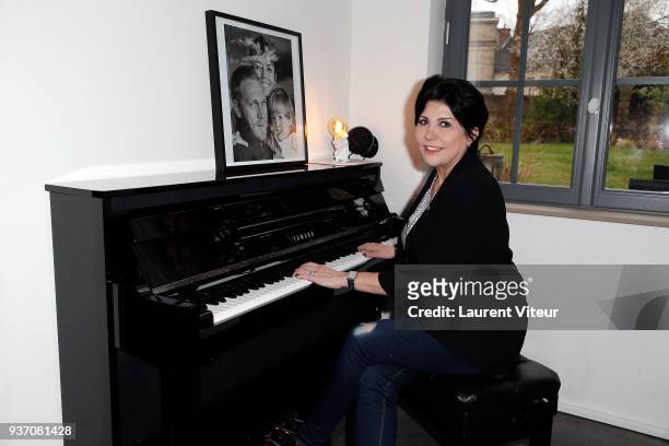 Singer Liane Foly attends "8th Festival2Valenciennes" on March 21, 2018 in Valenciennes, France.