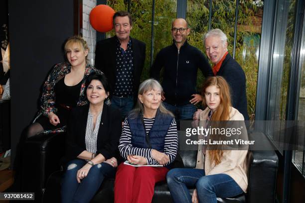 Jury of Fiction Festival Marilou Berry, Liane Foly, Philippe Duquesne, Marina Vlady, Maurice Barthelmy, Philippe Le Guay and Agathe Bonitzer attend...