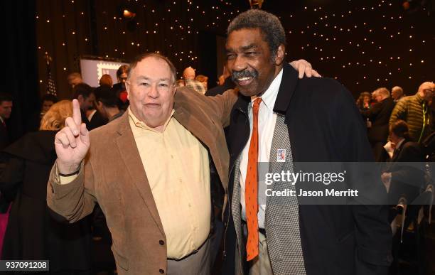 David Newell, aka "Mr. McFeely", and his son attend the U.S. Postal Service Dedication of the Mister Rogers Forever Stamp at WQED's Fred Rogers...