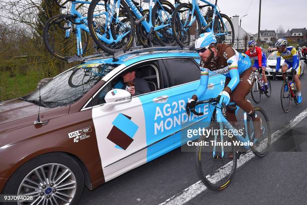 Gediminas Bagdonas of Lithuania and Team AG2R La Mondiale / during the 61st E3 Harelbeke 2018 a 206,4km race from Harelbeke to Harelbeke on March 23,...