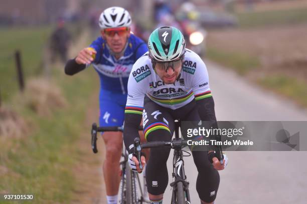 Peter Sagan of Slovakia and Team Bora-Hansgrohe / during the 61st E3 Harelbeke 2018 a 206,4km race from Harelbeke to Harelbeke on March 23, 2018 in...