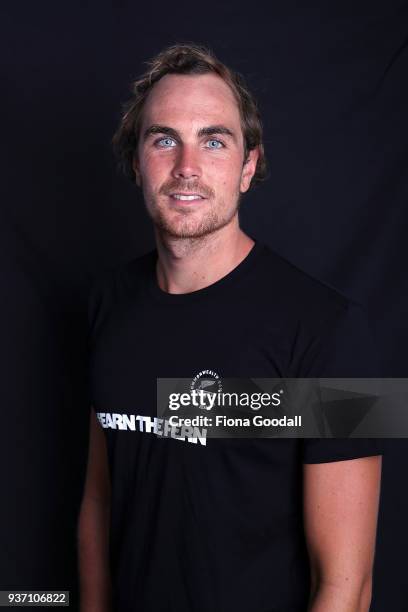 Swimmer Matthew Stanley headshot during the Queens Baton Commonwealth Games Relay on December 22, 2017 in Auckland, New Zealand.