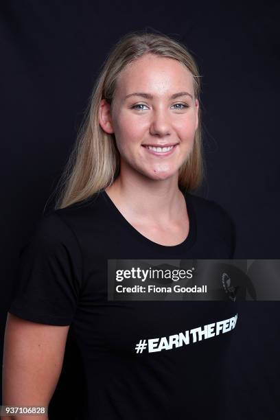 Swimmer Bobbie Gichard headshot during the Queens Baton Commonwealth Games Relay on December 22, 2017 in Auckland, New Zealand.