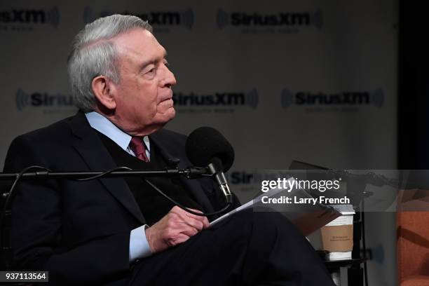 Dan Rather hosts a SiriusXM Roundtable Special Event with Parkland, Florida, Marjory Stoneman Douglas High School Students and activists Emma...