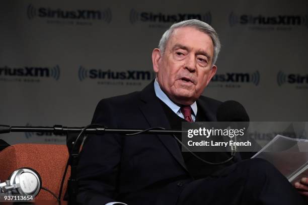 Dan Rather hosts a SiriusXM Roundtable Special Event with Parkland, Florida, Marjory Stoneman Douglas High School Students and activists Emma...