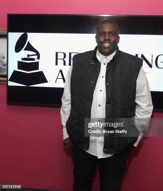 Musician William McDowell attends the Recording Academy Outreach brunch during the 2018 Stellar Gospel Music Awards at The Orleans Hotel & Casino on...