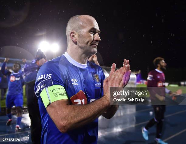 Waterford , Ireland - 23 March 2018; Waterford captain Paul Keegan following his side's victory during the SSE Airtricity League Premier Division...