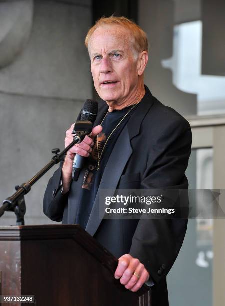 Steven Seaweed is inducted into the 2018 "Bammies Walk of Fame" at Bill Graham Civic Auditorium on March 23, 2018 in San Francisco, California.