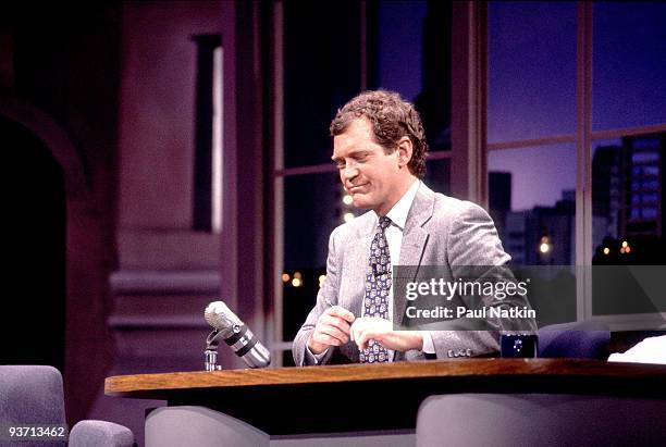 David Letterman on 5/1/89 in Chicago, Il.