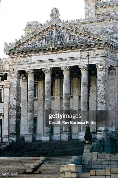 palacio legislativo - montevideo legislative palace stock pictures, royalty-free photos & images