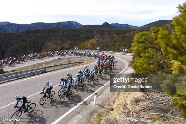 Peloton / Port d´el Canto 1714m / during the Volta Ciclista a Catalunya 2018, Stage 5 a 212,9km stage from Llivia to Vielha Val D'Aran on March 23,...