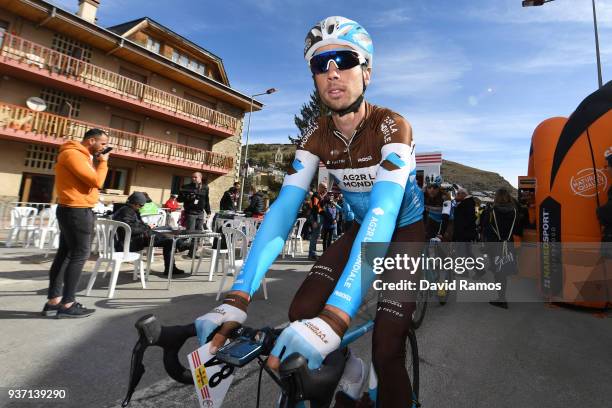 Start / Mickael Cherel of France and Team AG2R La Mondiale / during the Volta Ciclista a Catalunya 2018, Stage 5 a 212,9km stage from Llivia to...