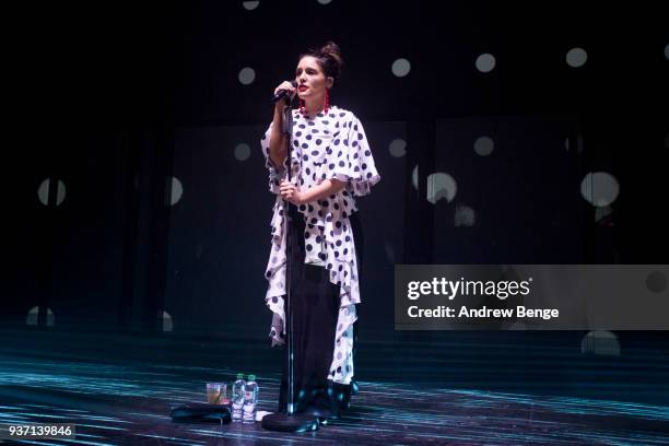 Jessie Ware performs live on stage at O2 Apollo Manchester on March 23, 2018 in Manchester, England.