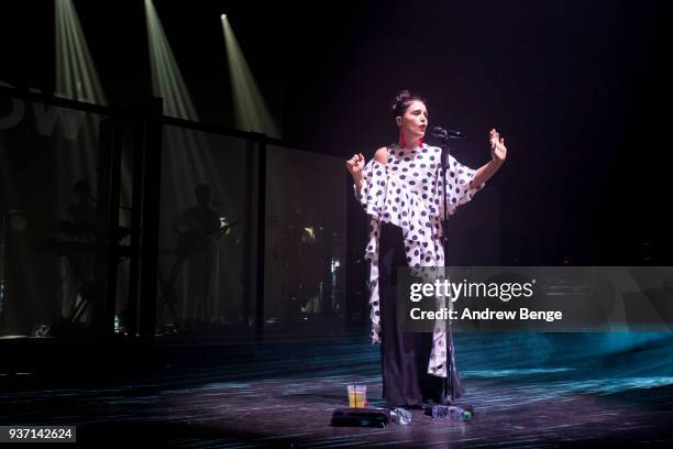 Jessie Ware performs live on stage at O2 Apollo Manchester on March 23, 2018 in Manchester, England.