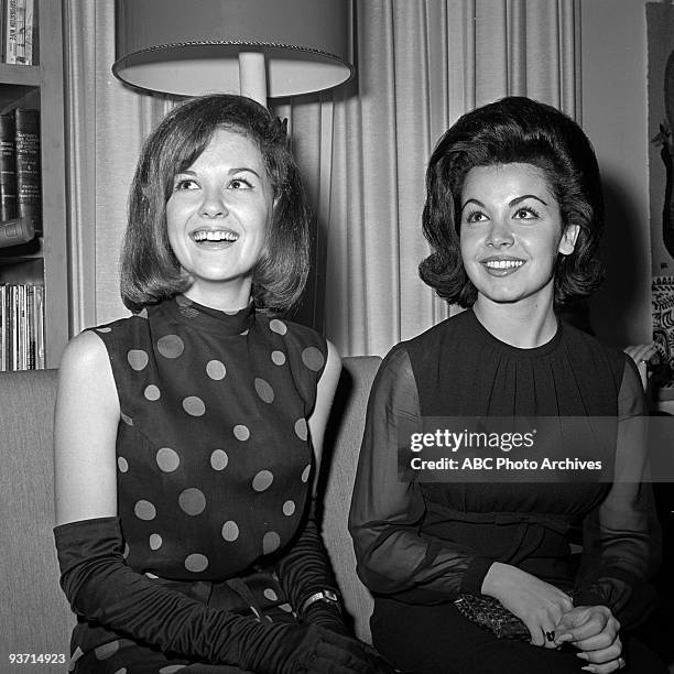 Celebrity Party" - 11/6/63, Shelley Fabares, Annette Funicello on the Walt Disney Television via Getty Images Television Network dance show "American...