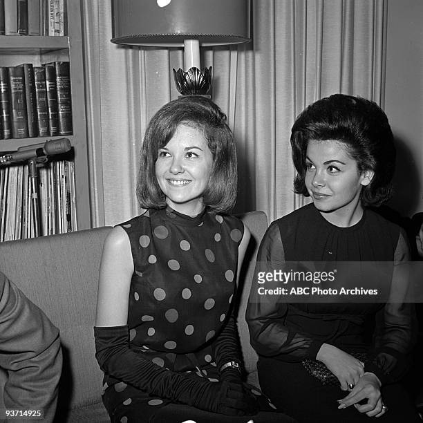 Celebrity Party" - 11/6/63, Shelley Fabares, Annette Funicello on the Walt Disney Television via Getty Images Television Network dance show "American...