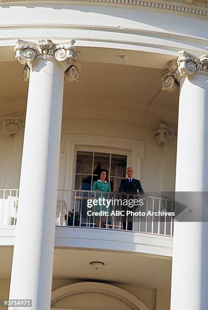 Walt Disney Television via Getty Images SPECIAL - "Mrs. L.B.J.'s Washington" - 1/1/68, Lady Bird Johnson, Howard K. Smith,