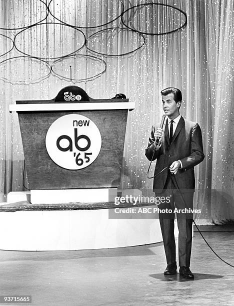 Dick Clark hosted "American Bandstand," the most popular dance show of all-time and the cornerstone of Walt Disney Television via Getty Images's...