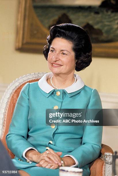 Walt Disney Television via Getty Images SPECIAL - "Mrs. L.B.J.'s Washington" - 1/1/68, Lady Bird Johnson,