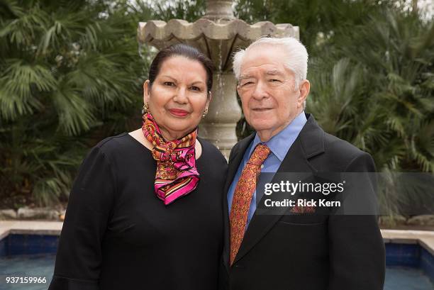 Peggy Luna and Rudy Luna attend the Marisol Deluna Foundation 1st Annual Community Fashion Show at the San Antonio Garden Center on March 23, 2018 in...