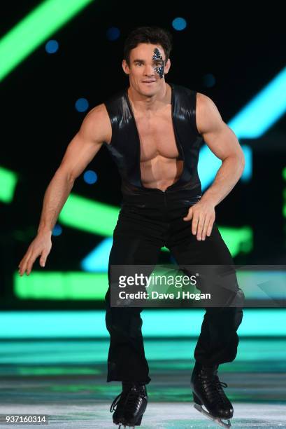 Max Evans during the Dancing on Ice Live Tour - Dress Rehearsal at Wembley Arena on March 22, 2018 in London, England.The tour kicks off March 23,...