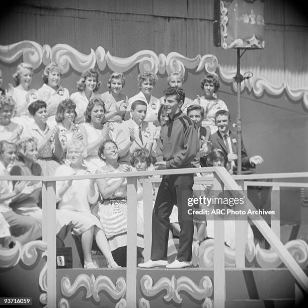 Show Coverage - 9/5/59, Frankie Avalon, Audience on the Walt Disney Television via Getty Images Television Network dance show "American Bandstand".,