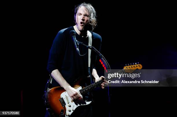 Josh Klinghoffer of Red Hot Chili Peppers performs during the Lollapaloosa Sao Paulo 2018 - Day 1 on March 23, 2018 in Sao Paulo, Brazil.