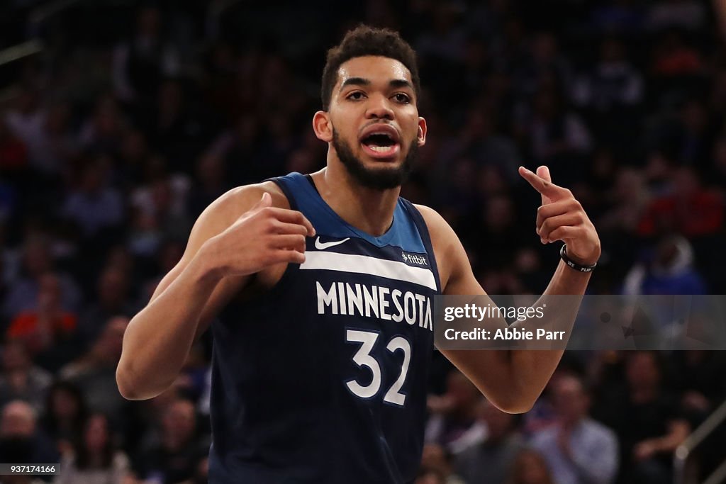 Minnesota Timberwolves v New York Knicks