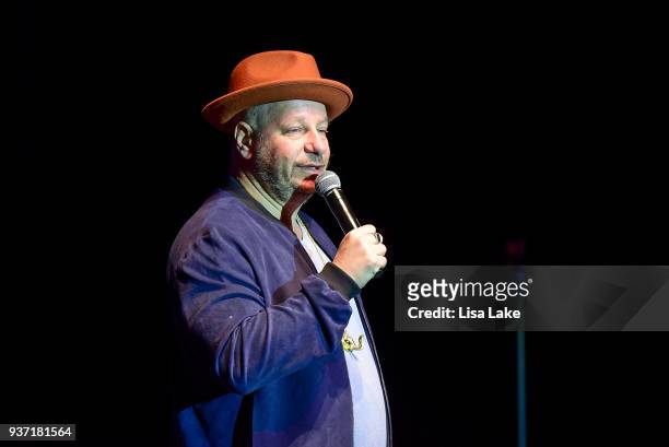 Comedian Jeff Ross performs live on stage at Sands Bethlehem Event Center on March 23, 2018 in Bethlehem, Pennsylvania.