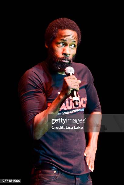 Comedian Wil Sylvince performs live on stage at Sands Bethlehem Event Center on March 23, 2018 in Bethlehem, Pennsylvania.