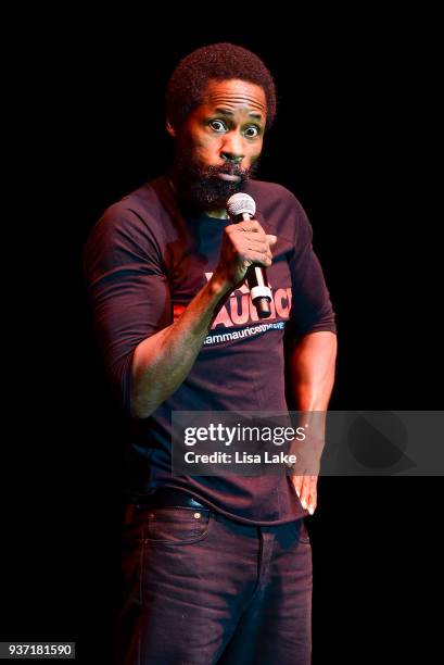 Comedian Wil Sylvince performs live on stage at Sands Bethlehem Event Center on March 23, 2018 in Bethlehem, Pennsylvania.